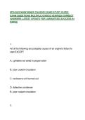 MTA BUS MAINTAINER CHASSIS EXAM&sol; STUDY GUIDE&colon; EXAM QUESTIONS MULTIPLE CHOICE VERIFIED CORRECT ANSWERS LATEST UPDATE FOR UARANTEED SUCCESS A&plus; RATED