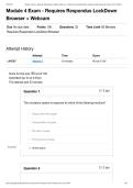 BIO 152 &mdash; Module 4 Exam &lpar;Respondus LockDown Browser &plus; Webcam Required&rpar; &vert; Essential Human Anatomy & Physiology I &vert; Portage Learning &vert; 2026 Updated Graded A&plus;