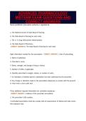 ADVANCED PHARMACOLOGY&NewLine;MIDTERM EXAM QUESTIONS AND&NewLine;CORRECT ANSWERS