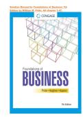 Solution Manual for Foundations of Business 7th Edition by William M&period; Pride&comma;  chapter 1-47 &vert; All Chapters 