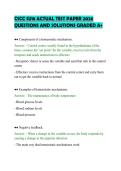 CSCC SU18 ACTUAL TEST PAPER 2026&NewLine;QUESTIONS AND SOLUTIONS GRADED A