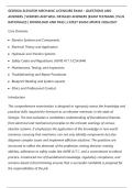 GEORGIA ELEVATOR MECHANIC LICENSURE EXAM &ndash; QUESTIONS AND&NewLine;ANSWERS &vert; VERIFIED AND WELL DETAILED ANSWERS &vert;EXAM TESTBANK &vert; PLUS&NewLine;RATIONALES &vert; DOWNLOAD AND PASS &vert; LATEST EXAM UPDATE 2026&sol;2027
