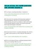 CSE 205 ACTUAL TEST PAPER QUESTIONS&NewLine;AND ANSWERS GRADED A&plus;