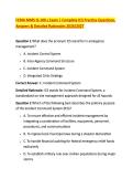 FEMA NIMS IS-100&period;c Exam &vert; Complete ICS Practice Questions&comma; &NewLine;Answers & Detailed Rationales 2026&sol;2027 