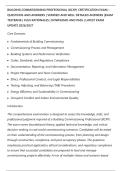 BUILDING COMMISSIONING PROFESSIONAL &lpar;BCXP&rpar; CERTIFICATION EXAM &NewLine;QUESTIONS AND ANSWERS &vert; VERIFIED AND WELL DETAILED ANSWERS &vert;EXAM&NewLine;TESTBANK &vert; PLUS RATIONALES &vert; DOWNLOAD AND PASS &vert; LATEST EXAM&NewLine;UPDATE 2026&sol;2027