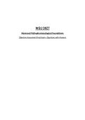 WGU D027&NewLine;Advanced Pathopharmacological Foundations&NewLine;Objective Assessment Final Exam Questions and Answers&NewLine;
