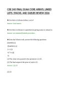 CSE 240 FINAL EXAM CORE ARRAYS&comma; LINKED&NewLine;LISTS&comma; STACKS&comma; AND QUEUES REVIEW 2026