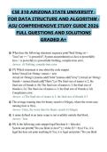 CSE 310 ARIZONA STATE UNIVERSITY -&NewLine;FOR DATA STRUCTURE AND ALGORITHM -&NewLine;ASU COMPREHENSIVE STUDY GUIDE 2026&NewLine;FULL QUESTIONS AND SOLUTIONS&NewLine;GRADED A&plus;