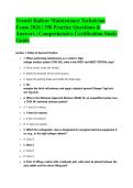 Transit Railcar Maintenance Technician Exam 2026 &vert; 350 Practice Questions & Answers &vert; Comprehensive Certification Study Guide&NewLine;