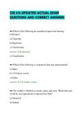 CSE 575 UPDATED ACTUAL EXAM&NewLine;QUESTIONS AND CORRECT ANSWERS
