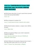 CSLB C10 COMPREHENSIVE EXAM PREP&NewLine;QUESTIONS AND SOLUTIONS VERIFIED&NewLine;STUDY RESOURCE