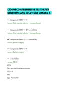 CSOWM COMPREHENSIVE TEST PAPER&NewLine;QUESTIONS AND SOLUTIONS GRADED A&plus;