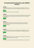 ATI Gastrointestinal Questions with CORRECT&NewLine;Answers