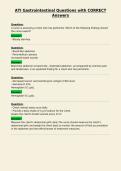 ATI Gastrointestinal Questions with CORRECT&NewLine;Answers
