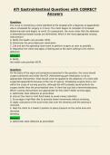ATI Gastrointestinal Questions with CORRECT&NewLine;Answers