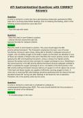 ATI Gastrointestinal Questions with CORRECT&NewLine;Answers
