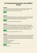 ATI Gastrointestinal Questions with CORRECT&NewLine;Answers