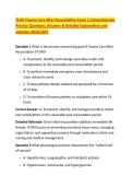 TCAR Trauma Care After Resuscitation Exam &vert; Comprehensive &NewLine;Practice Questions&comma; Answers & Detailed Explanations and &NewLine;solutions 2026&sol;2027 
