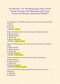 NU 150 Exams 1&comma; 2&comma; 3&comma; & 4 Prep Packet &sol; NU 150 Pharmacology Exams 1-4 Newest Practice Test Banks with 900 Questions and Correct Answers&sol; NU150 Exams prep Bundle &lpar;Latest 2026-2027&rpar;