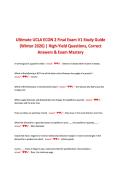 ECON 2 &mdash; UCLA Final Exam V1 Ultimate Study Guide &lpar;Winter 2026&rpar; &vert; Principles of Economics &vert; High‑Yield Concepts&comma; Graphs & Fully Explained Solutions