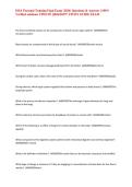 ISSA Personal Training Final Exam &lpar;2026&rpar; Questions & Answers &vert; 100&percnt; Verified solutions UPDATE &vert;2026&sol;2027&excl;&excl; STUDY GUIDE EXAM