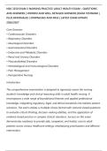 NSG 3250 EXAM 3 NURSING PRACTICE-ADULT HEALTH EXAM &ndash; QUESTIONS&NewLine;AND ANSWERS &vert; VERIFIED AND WELL DETAILED ANSWERS &vert;EXAM TESTBANK &vert;&NewLine;PLUS RATIONALES &vert; DOWNLOAD AND PASS &vert; LATEST EXAM UPDATE&NewLine;2026&sol;2027