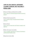 CSPR 100 2026 HIGH-YIELD&NewLine;DECONTAMINATION STERILIZATION AND&NewLine;DISINFECTION PROCEDURES STUDY&NewLine;MATERIALS