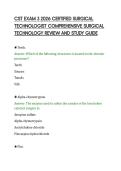 CST EXAM 3 2026 ASEPTIC TECHNIQUE AND&NewLine;STERILE FIELD MANAGEMENT CORE&NewLine;CONCEPTS REVISION PACKAGE