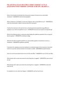PSL 425 FINAL EXAM MULTIPLE CHOICE 2026&sol;2027 ACTUAL QUESTIONS WITH VERIFIED ANSWERS ALREADY GRADED A&plus;&period;