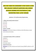 WGU D027 OBJECTIVE ASSESSMENT STUDY GUIDE & EXAM PREP 2026&sol;2027 COMPLETE QUESTIONS AND CORRECT DETAILED ANSWERS WITH RATIONALES &vert;&vert; 100&percnt; GUARANTEED PASS&excl;&excl; LATEST VERSION