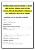 WGU D027 Objective Assessment Review Exam&comma; Final Exam&comma; Study Guide & Exam Prep &vert; Complete Package Bundle