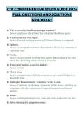 CTR COMPREHENSIVE STUDY GUIDE 2026&NewLine;FULL QUESTIONS AND SOLUTIONS&NewLine;GRADED A&plus;