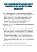 CTR PRACTICE CERTIFICATION SCRIPT&NewLine;2026 QUESTIONS WITH SOLUTIONS&NewLine;GRADED A&plus;