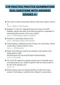 CTR PRACTICE PRACTICE EXAMINATION&NewLine;2026 QUESTIONS WITH ANSWERS&NewLine;GRADED A&plus;