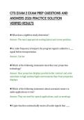 CTS EXAM 2 EXAM PREP QUESTIONS AND&NewLine;ANSWERS 2026 PRACTICE SOLUTION&NewLine;VERIFIED RESULTS