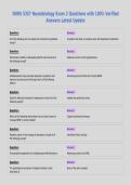 NURS 5357 Neurobiology Exam 2 Questions with 100&percnt; Verified&NewLine;Answers Latest Update
