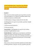 LTC-CIP Certification Exam &vert; Long-Term Care Infection &NewLine;Prevention Practice Questions & Detailed Rationales &NewLine;2026&sol;2027 