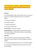 a-IPC Practice Exam &vert; Associate &ndash; Infection Prevention and &NewLine;Control Complete Questions & Detailed Explanations and &NewLine;solutions 2026&sol;2027 