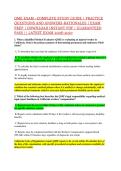 QME EXAM -QUALIFIED MEDICAL EVALUATOR COMPLETE STUDY GUIDE &vert; PRACTICE  QUESTIONS AND ANSWERS-RATIONALES &vert; EXAM  PREP &vert; DOWNLOAD INSTANT PDF &vert; GUARANTEED  PASS &vert;&vert; LATEST EXAM  -QUALIFIED MEDICAL EVALUATO