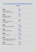 Nurs 1113 Final Questions with 100&percnt; Verified Answers Latest&NewLine;Update