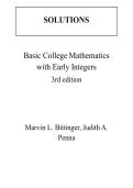 Basic College Mathematics with Early Integers&comma; 3rd edition &mdash; by Marvin Bittinger&comma; Judith  Penna &vert; Complete Test Bank &lpar;Ch&period; 1-11&rpar;