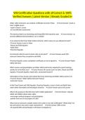 WSI Certification Questions with all Correct & 100&percnt; Verified Answers &vert;Latest Version &vert;Already Graded A&plus;