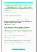 Wall Street Prep Premium &mdash; Exam Questions and Correct Answers 2025&sol;2026 &mdash; Complete Finance Exam Material