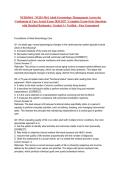 NURS5461 &sol; NURS 5461 Adult Gerontology Management Across the Continuum of Care Actual Exam 2026&sol;2027 &vert; Complete Exam-Style Questions with Detailed Rationales &vert; Graded A&plus; Verified &ndash; Pass Guaranteed