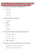 ATI TEAS 7 Science Practice Questions 2026 &vert; High-Yield Review & Detailed Answer Explanations &vert; Exam Prep