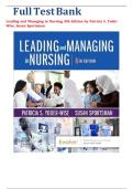TEST BANK FOR Leading And Managing In Nursing 8th Edition by Patricia S&period; Yoder-Wise&comma; Susan Sportsman ISBN&colon;978-0323792066 COMPLETE GUIDE ALL CHAPTERS COVERED A&plus; GRADE ASSURED&excl;&excl;&excl;&excl;&excl;NEW LATEST UPDATE&excl;&excl;&excl;&excl;&excl;&NewLine;