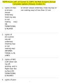 ROTR Exam with all Correct & 100&percnt; Verified Answers &vert;Actual Complete Update &vert;Already Graded A&plus;