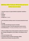 IAHSS Basic Officer Certification Exam 2026 &vert; Questions & Answers &vert; Study Guide