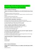 STOTT PILATES Written Exam &lpar;2026&rpar; &ndash; Complete Questions and Solutions&NewLine;