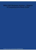 WGU C201 Business Acumen Diagram Comprehensive Study Guide 2026&sol; 2027